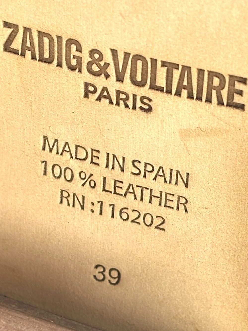Zadig & Voltaire nib zadig